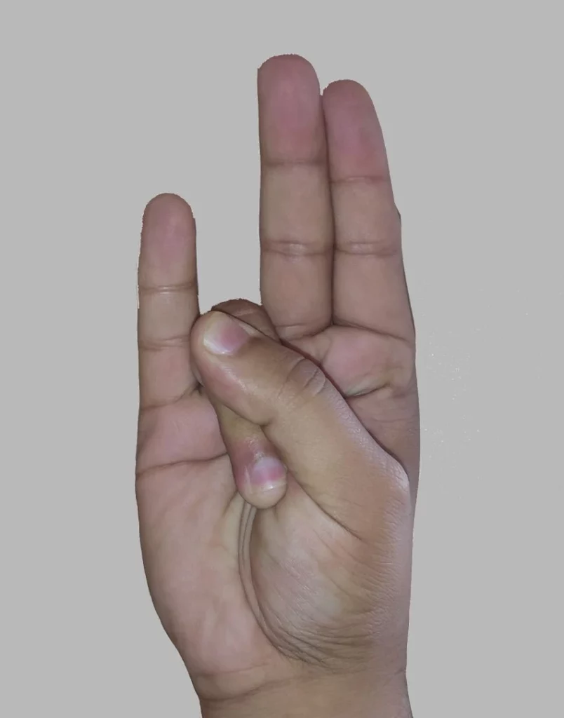 Surya mudra